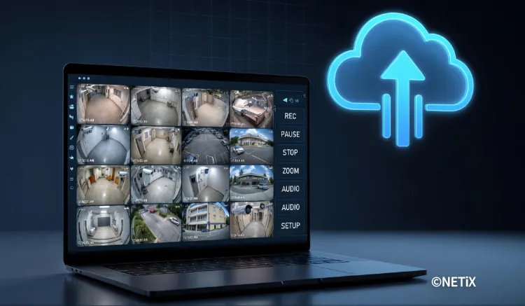 촬영된 영상을 안전한 외부 서버로 실시간 전송하여 유실 없이 관리하는 클라우드 백업 시스템