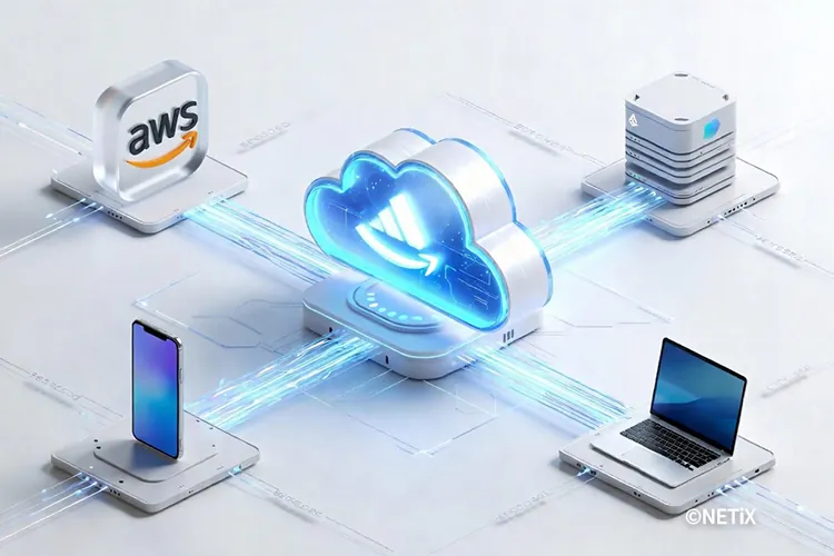 클라우드 환경과 재택근무지를 끊김 없이 안전하게 연결하여 업무 연속성을 보장하는 네틱스 VPN 솔루션